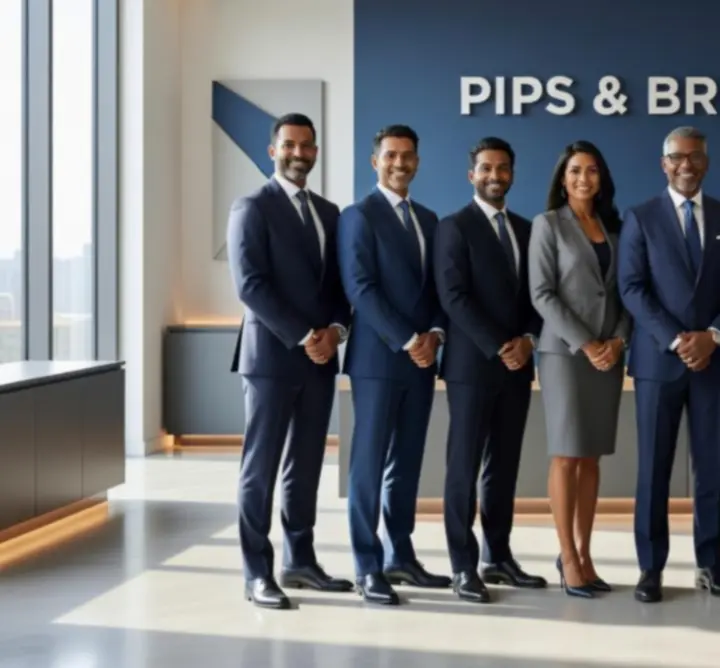 Executive leadership team of PIPS & BRICKS LTD in a boardroom meeting