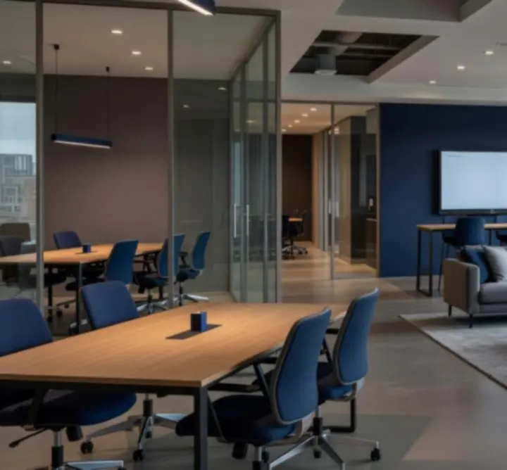 Modern UK office interior representing PIPS & BRICKS LTD workplace culture