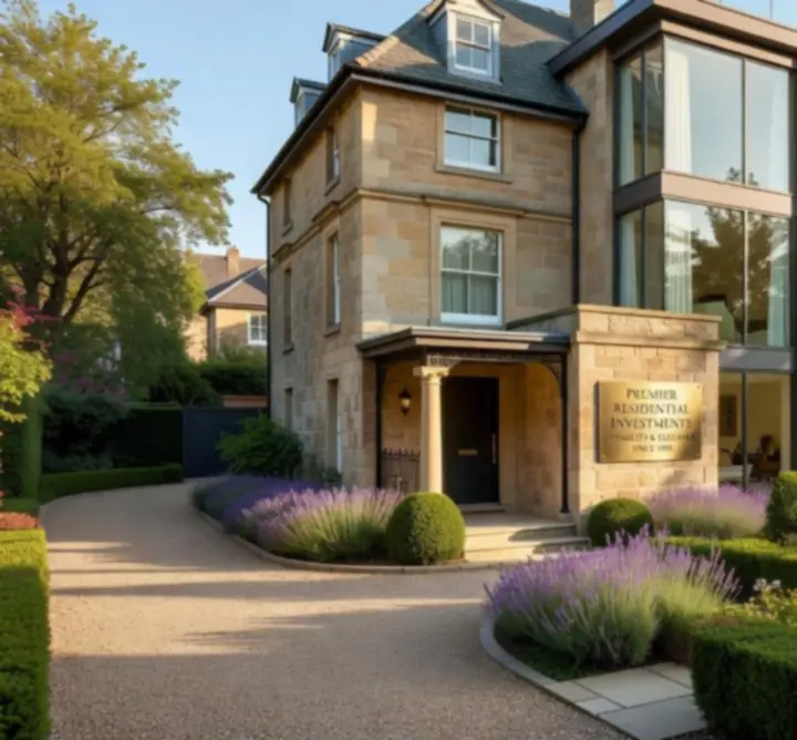 Modern UK residential building representing investment opportunities